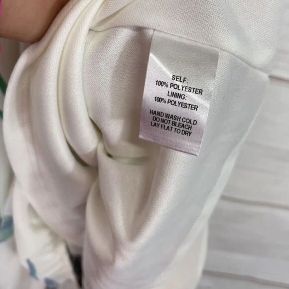 Lulus Cancun Cutie Ivory Floral Print Off-the-Shoulder Maxi Dress Sz M Vacation - Picture 7 of 8